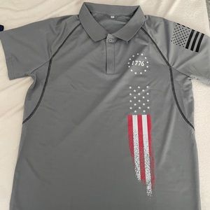 BUNDLE - Set of two men’s 1776 polo shirts, new without tags